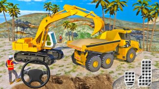 Sand Excavator Crane Simulator:Heavy Construction screenshot 2