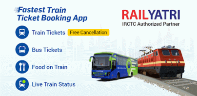 Train App: Book Tickets, Food