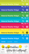 Material Weather Widget screenshot 6