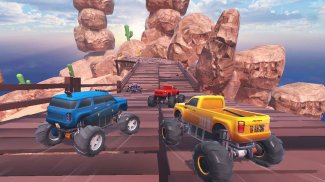 Offroad Monster Truck Racing : Car Stunt Driving screenshot 3