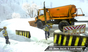 City Heavy Snow Excavator Simulator 3D screenshot 0