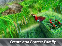 Jungle Parrot Simulator - try wild bird survival! screenshot 6