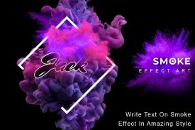 Smoke Effect - Focus N Filter, Text Art Editor screenshot 0