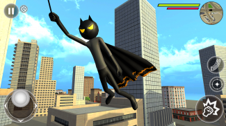 Bat Rope Hero Stickman Crime screenshot 9