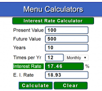 Interest Rate Calculator screenshot 1