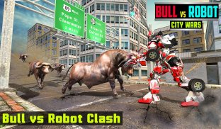 Super X Robot VS Angry Bull Attack Simulator screenshot 12