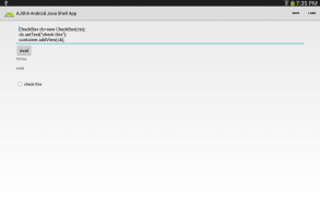 AJShA Android Java Shell App screenshot 3