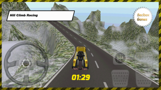 Snow Truck Hill Climb Racing screenshot 2