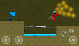 Red and Blue Stickman : Animation Parkour screenshot 11