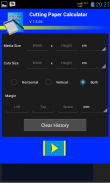 Kalkulator Pemotongan Kertas screenshot 1