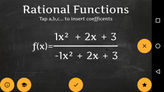 Rational Functions Math screenshot 14