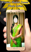 Women Bridal Saree PhotoEditor screenshot 1