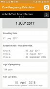 Cow Pregnancy Calculator screenshot 3