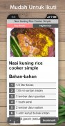 Resep Nasi Kuning Lezat screenshot 4