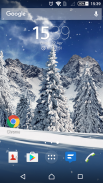 Christmas Snow Live Wallpaper screenshot 0