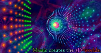 Astral 3D FX Music Visualizer - Fractal Eye Candy screenshot 2