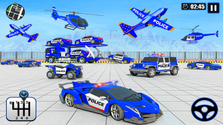 Police Cargo Truck Transporter screenshot 14