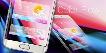 Color Flow GO Weather Widget Theme screenshot 3