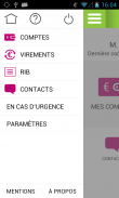 Application mobile GBanque screenshot 1