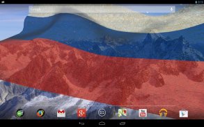 3D Russia Flag Live Wallpaper screenshot 2