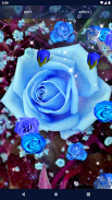 Blue Rose Live Wallpaper 3D screenshot 2