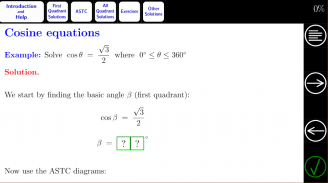 Trig Tutorial 2: Solving Eqns screenshot 5