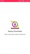 Roposo Video Downloader - Without Watermark screenshot 2