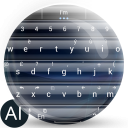 Theme for A.I.type Glass Blue Icon