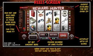 Reward Hunter Slots Machine screenshot 1