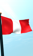 Peru Flag 3D Free Wallpaper screenshot 2