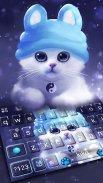 Nuevo tema de teclado Kitty Hat screenshot 1