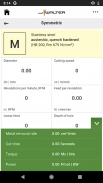 Walter Machining Calculator screenshot 2