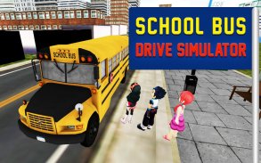 School Bus Drive Simulator2016 screenshot 5