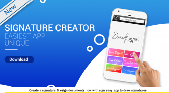 Signature Creator - Signature Maker - E Sign screenshot 0