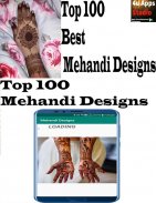 Top 100 Mehandi Designs screenshot 6