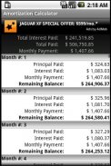 Amortization Calculator screenshot 1