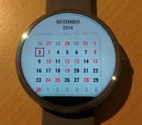 Calendar For Android Wear screenshot 0