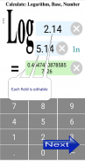 Logarithm Log Ln Base e, Base screenshot 1