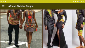 African Couple Fashion Style 2020 screenshot 1