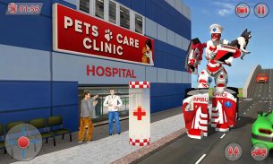 Ambulance Robot City Rescue screenshot 17