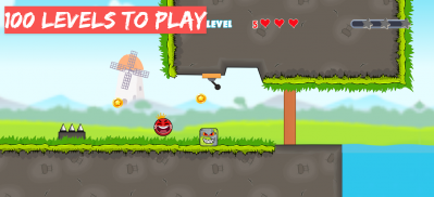 Download do APK de herói da selva bola vermelha - jogo de salto