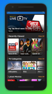 Live TV and Entertainment फ्री टीवी एवं मूवीज screenshot 2