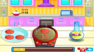 Mini hamburger, gry kulinarne screenshot 1