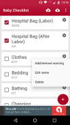 Baby Checklist - Newborn Checklist screenshot 0