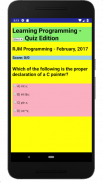 Learning Programming Quiz screenshot 1