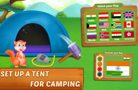 Camping Adventure Game - Family Road Trip Planner screenshot 1