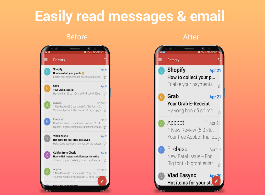 Big Font - Change Font Size - Загрузить APK для Android | Aptoide