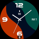 Green Black Red MX Watch Face Icon