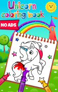 Unicorn Coloring Book for Kids screenshot 5