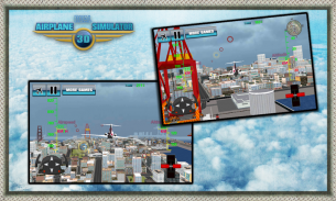 Bất Airplane Simulator 3D screenshot 0